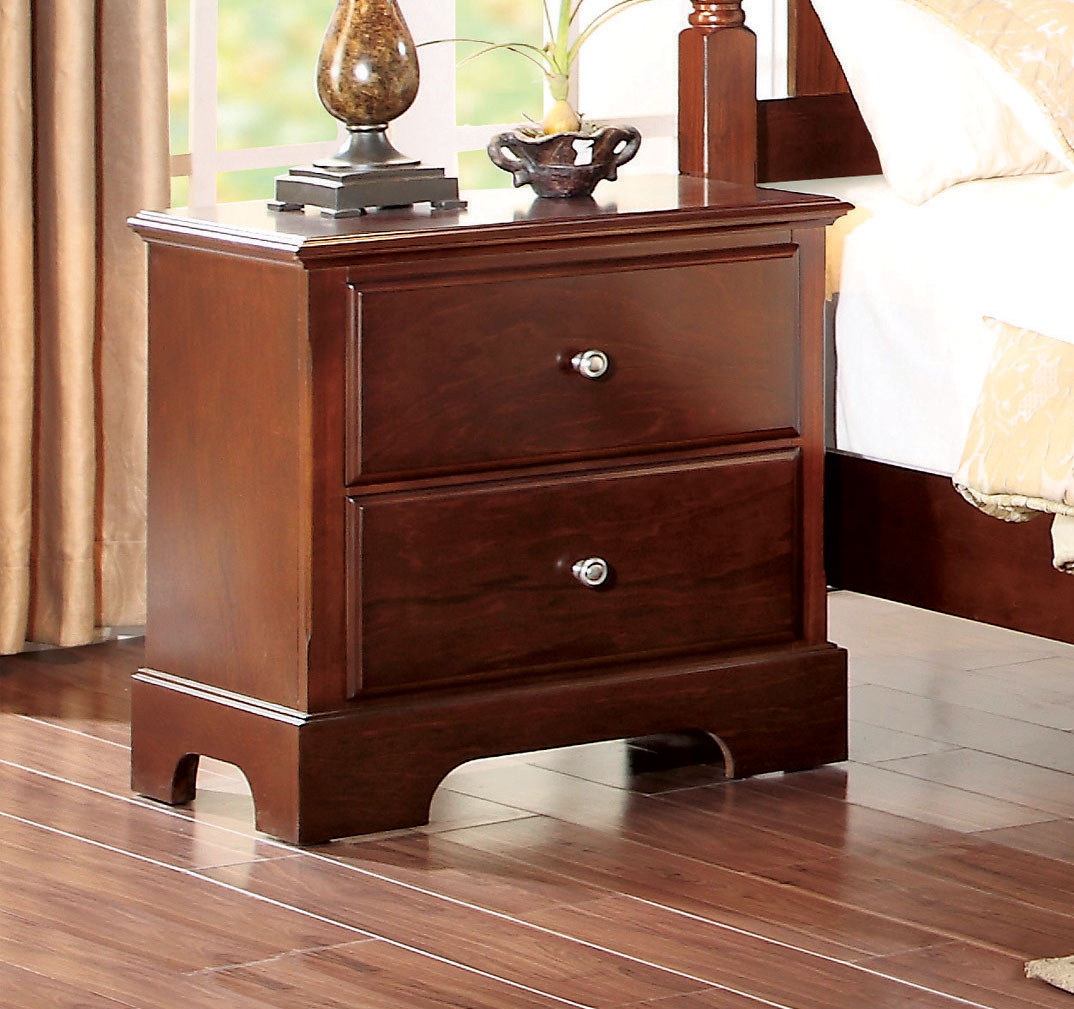 Homelegance Morelle Night Stand - Cherry Homelegance Morelle Night Stand - Cherry