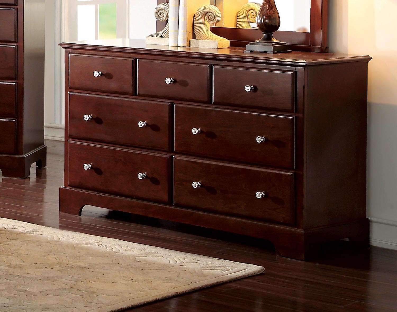 Homelegance Morelle Dresser - Cherry Homelegance Morelle Dresser - Cherry