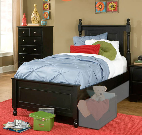 Homelegance Morelle Captain's Bed - Black Homelegance Morelle Captain's Bed - Black