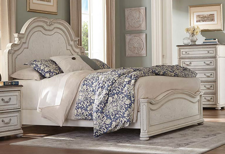 Homelegance Willowick Bed - Antique White