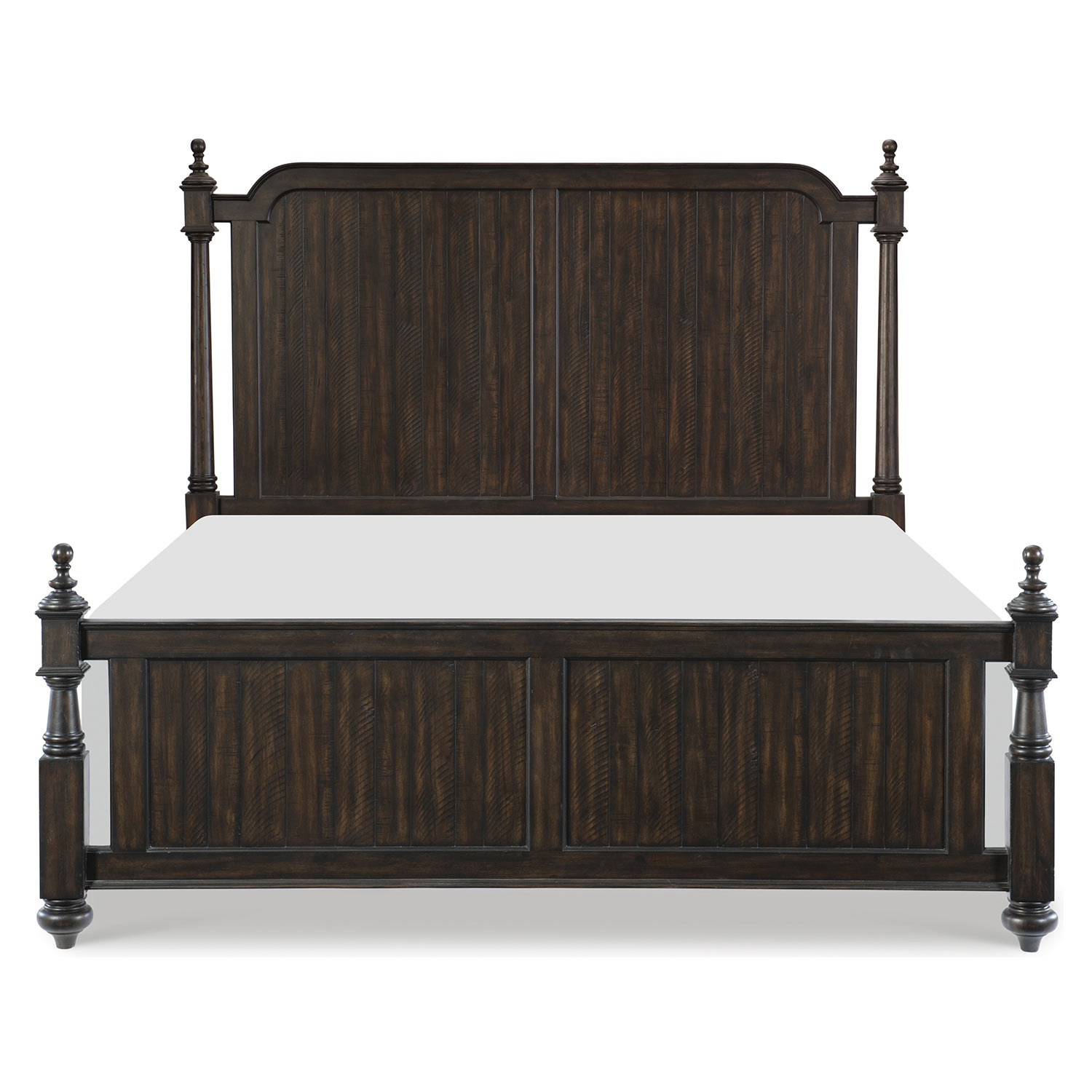 Homelegance Cardano Low-post bed - Driftwood Charcoal