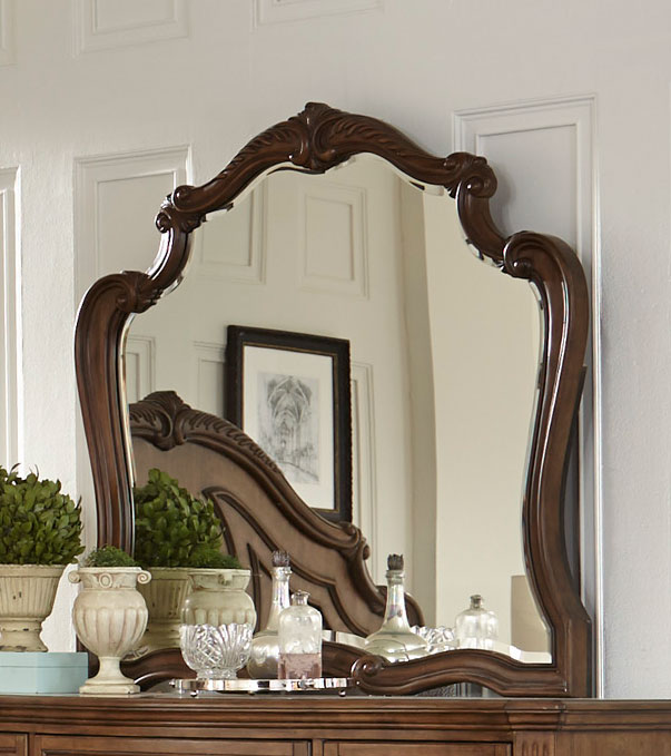 Homelegance Moorewood Park Mirror - Pecan Homelegance Moorewood Park Mirror - Pecan
