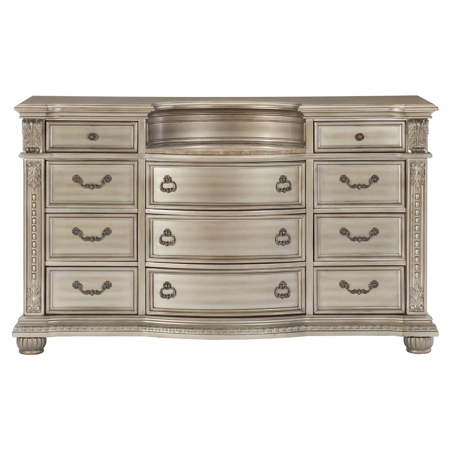Homelegance Cavalier Dresser - Silver