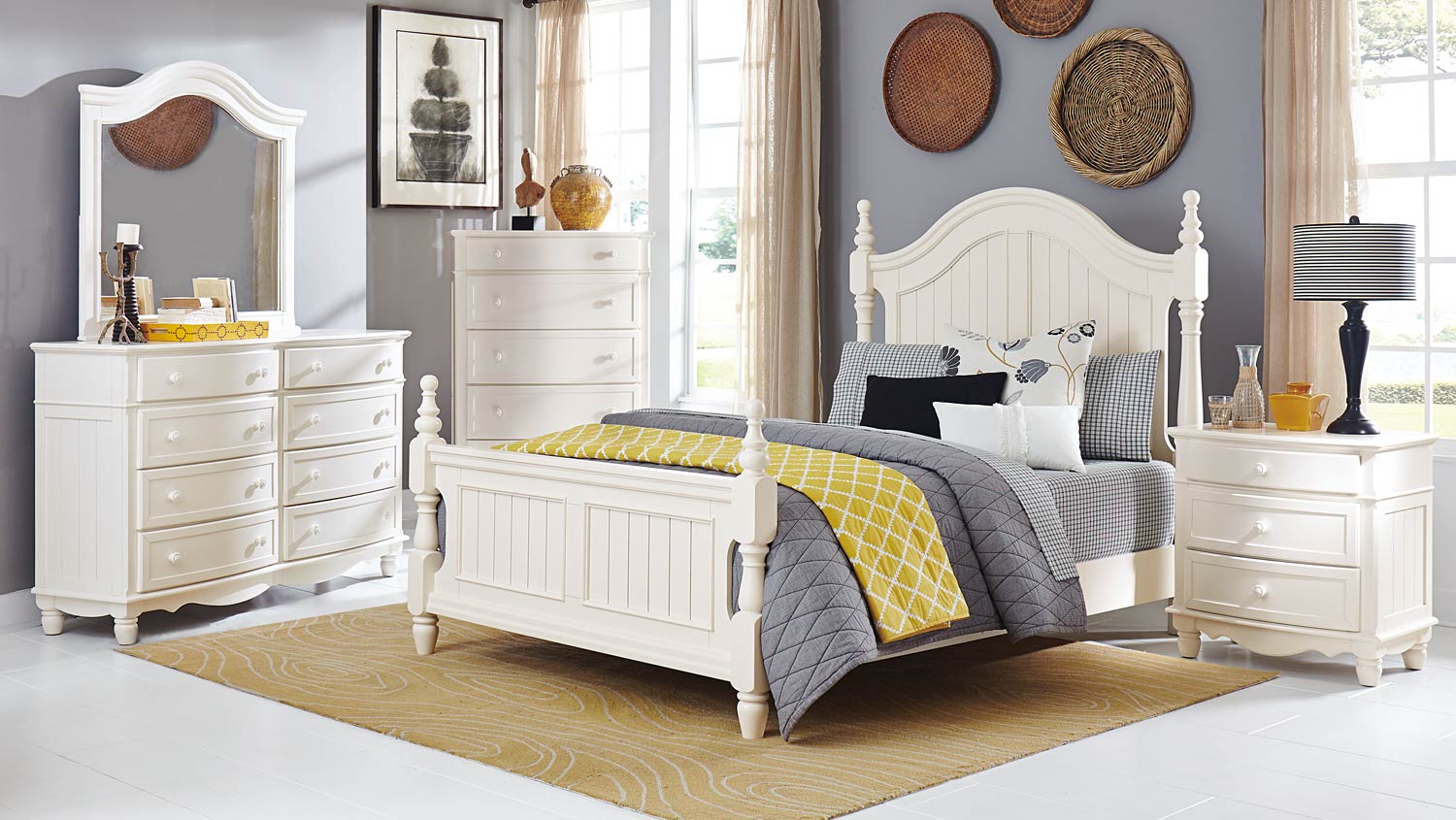 Homelegance Clementine Bedroom Set - White Homelegance Clementine Bedroom Set - White