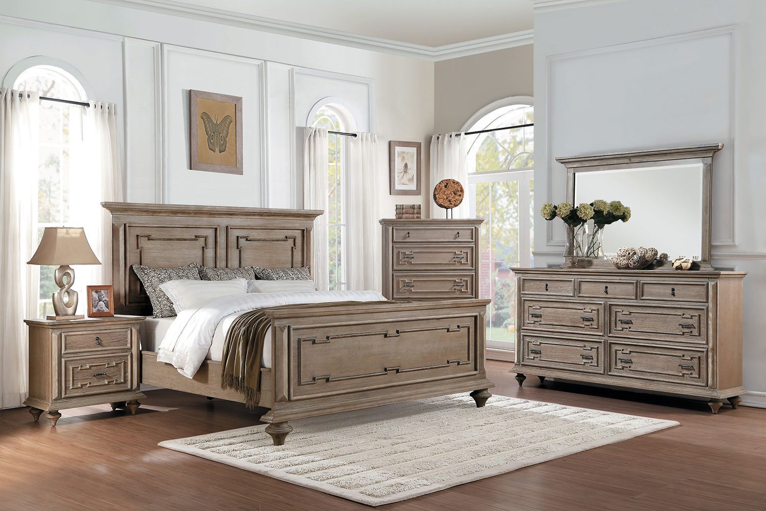 Homelegance Marceline Bedroom Set - Weathered Homelegance Marceline Bedroom Set - Weathered