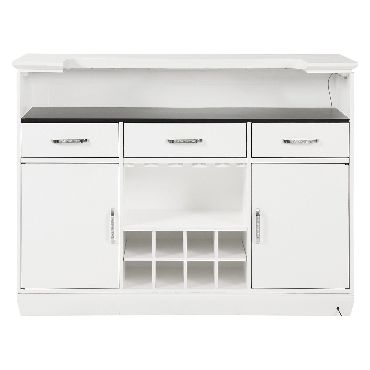 Homelegance Allura Bar - White Metallic Homelegance Allura Bar - White Metallic