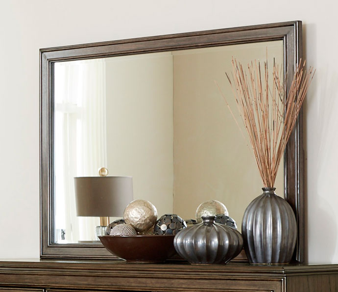 Homelegance Leavitt Mirror - Brown Cherry Homelegance Leavitt Mirror - Brown Cherry