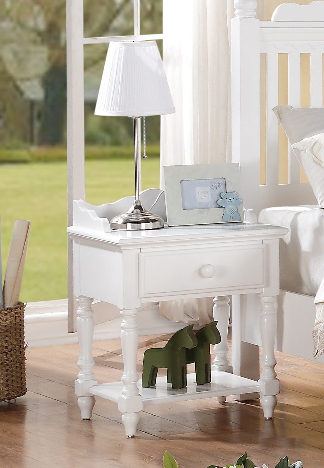 Homelegance Emmaline Night Stand - White Homelegance Emmaline Night Stand - White