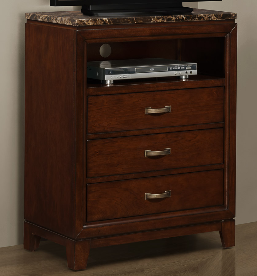 Homelegance Ottowa TV Chest - Faux Marble Top Homelegance Ottowa TV Chest - Faux Marble Top