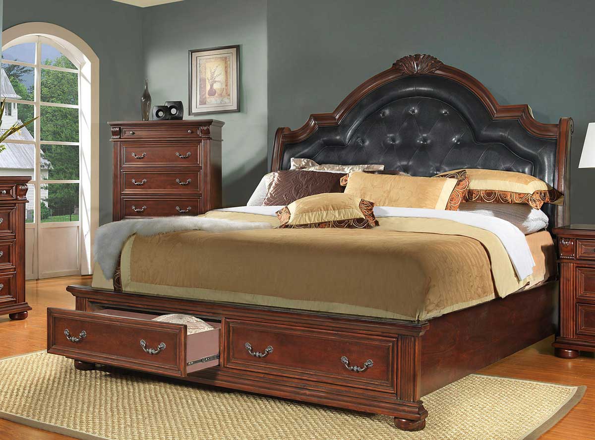 Homelegance Silas Sleigh Bed Homelegance Silas Sleigh Bed