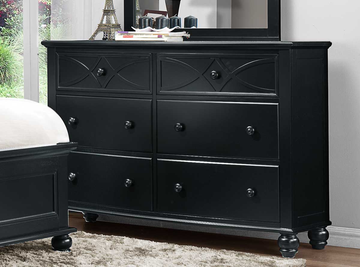 Homelegance Sanibel Dresser - Black Homelegance Sanibel Dresser - Black