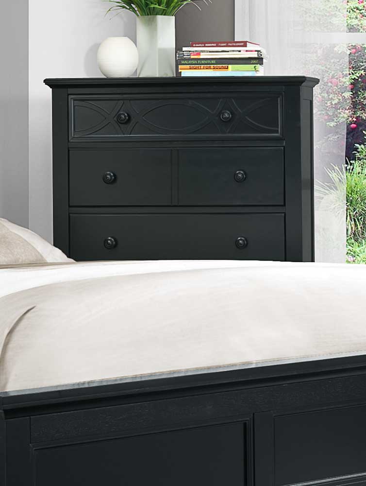 Homelegance Sanibel Chest - Black Homelegance Sanibel Chest - Black