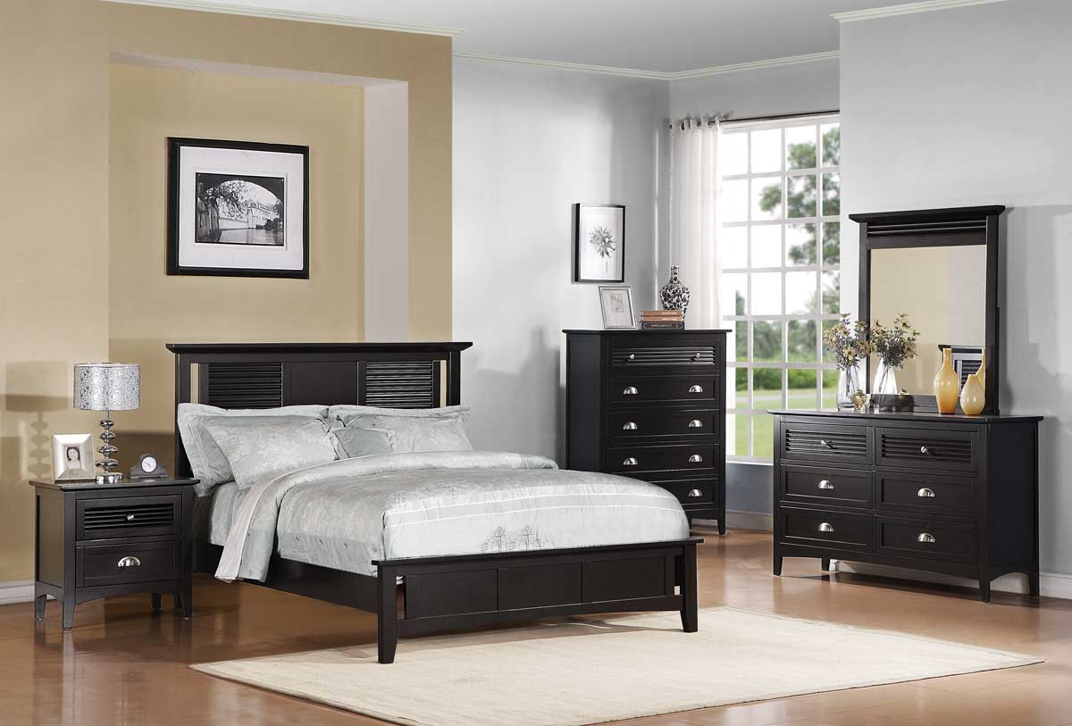 Homelegance Robinson Bedroom Set - Dark Cherry Homelegance Robinson Bedroom Set - Dark Cherry
