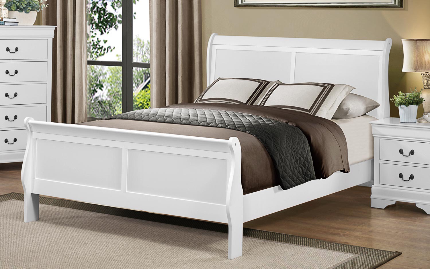 Homelegance Mayville Bed - White