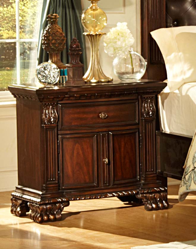 Homelegance Orleans Night Stand - Cherry