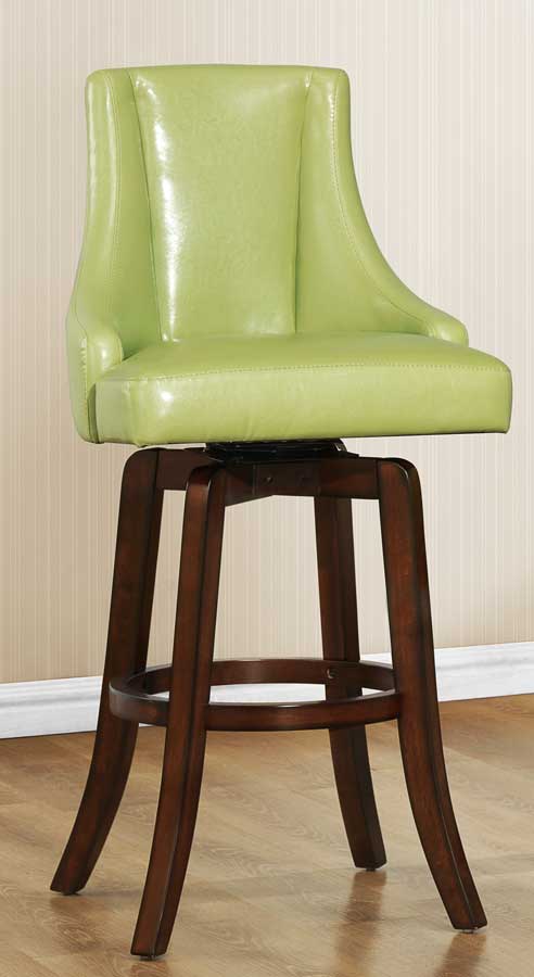 Homelegance Annabelle Swivel Pub Height Chair - Green Homelegance Annabelle Swivel Pub Height Chair - Green