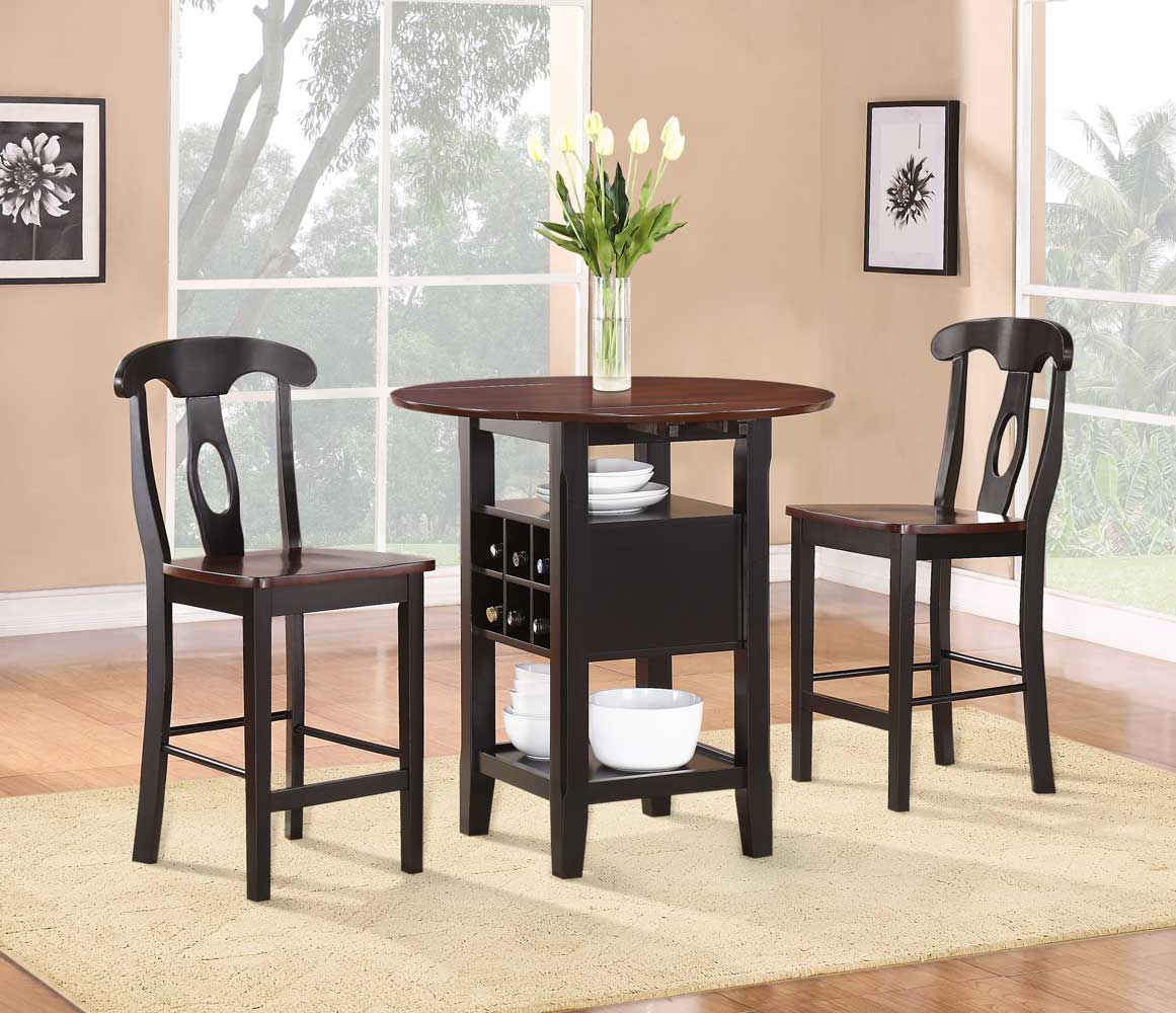 Homelegance Atwood 3-Piece Counter Height Dining Set Homelegance Atwood 3-Piece Counter Height Dining Set