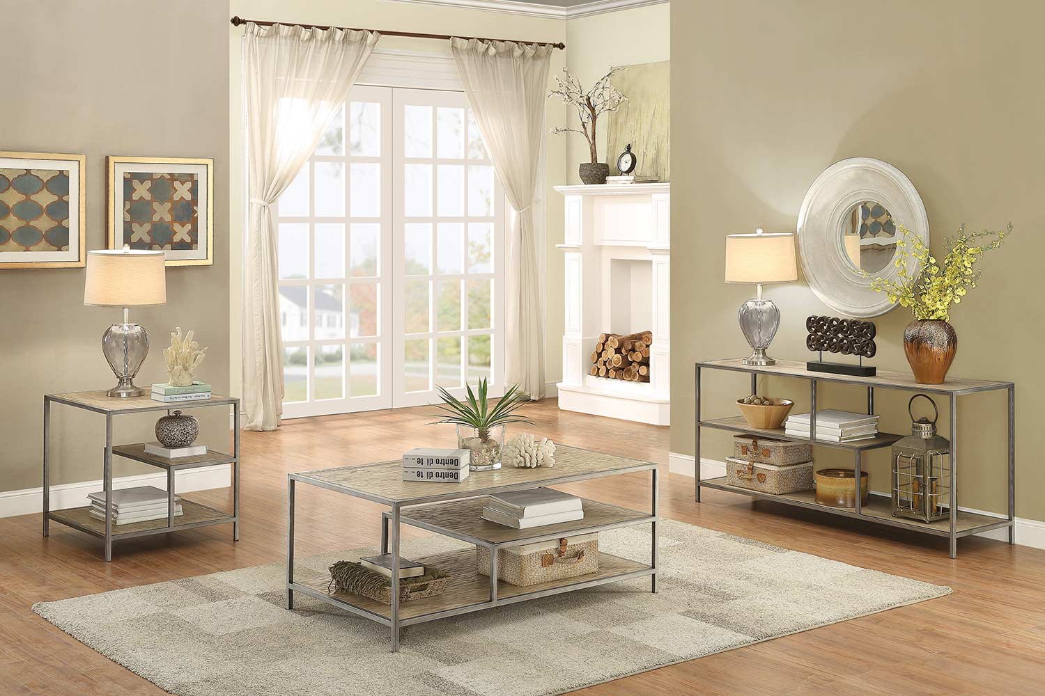 Homelegance Xaria Coffee/Cocktail Table Set Homelegance Xaria Coffee/Cocktail Table Set