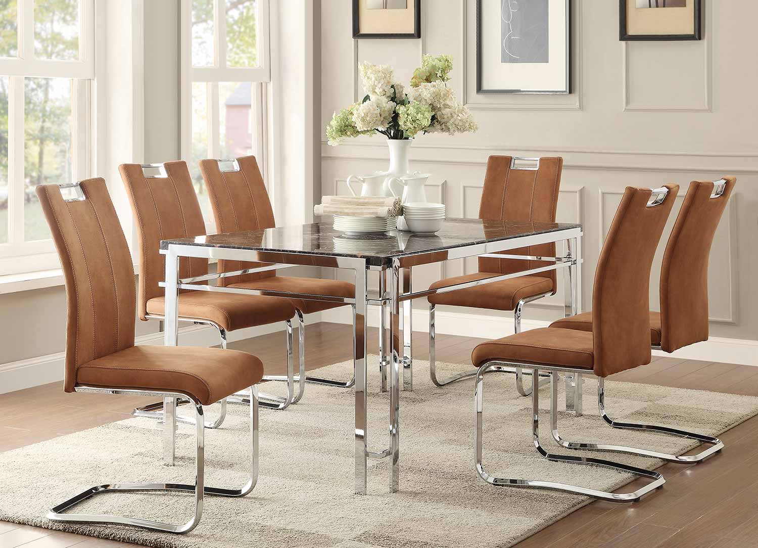 Homelegance Watt Dining Set - Metal Homelegance Watt Dining Set - Metal