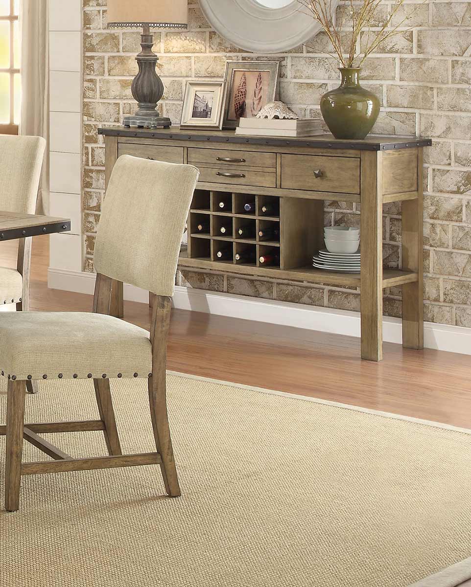 Homelegance Veltry Server - Weathered Finish Homelegance Veltry Server - Weathered Finish