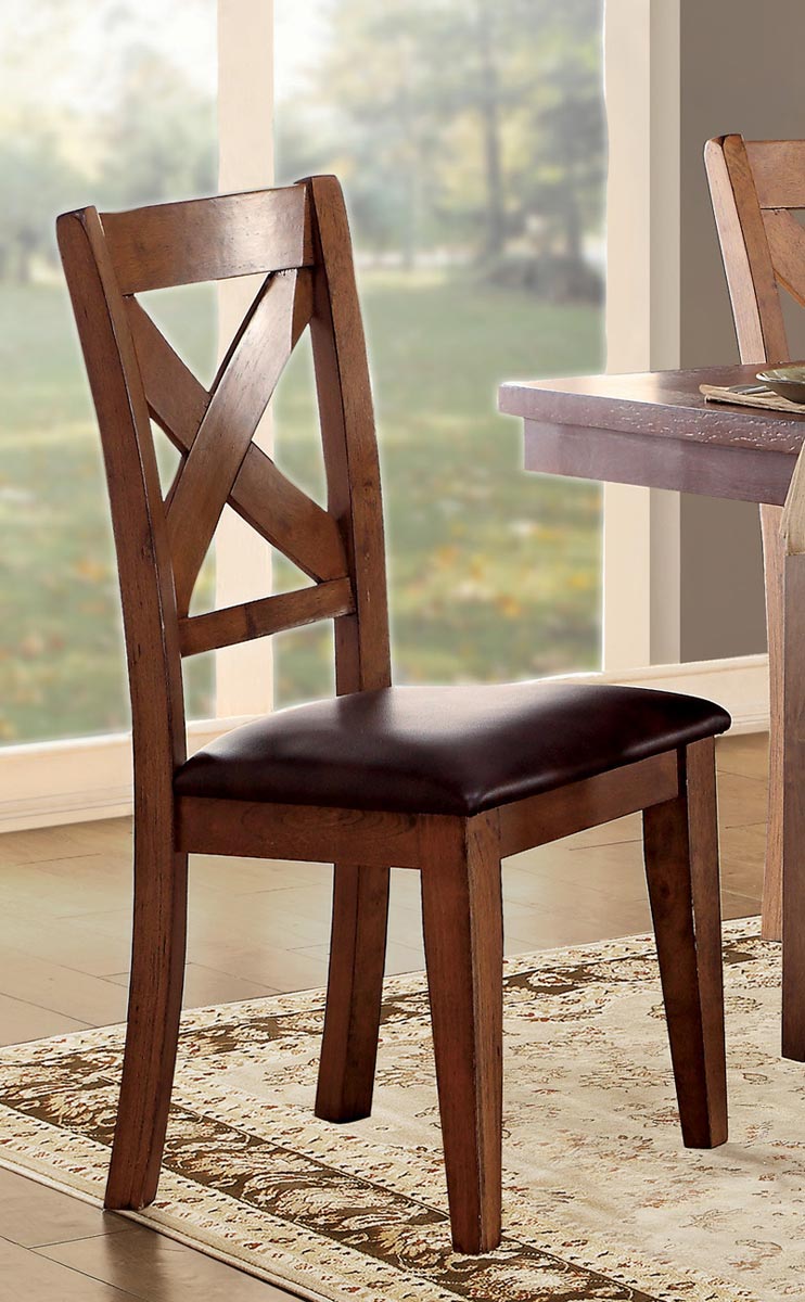 Homelegance Burrillville Side Chair - Oak Homelegance Burrillville Side Chair - Oak