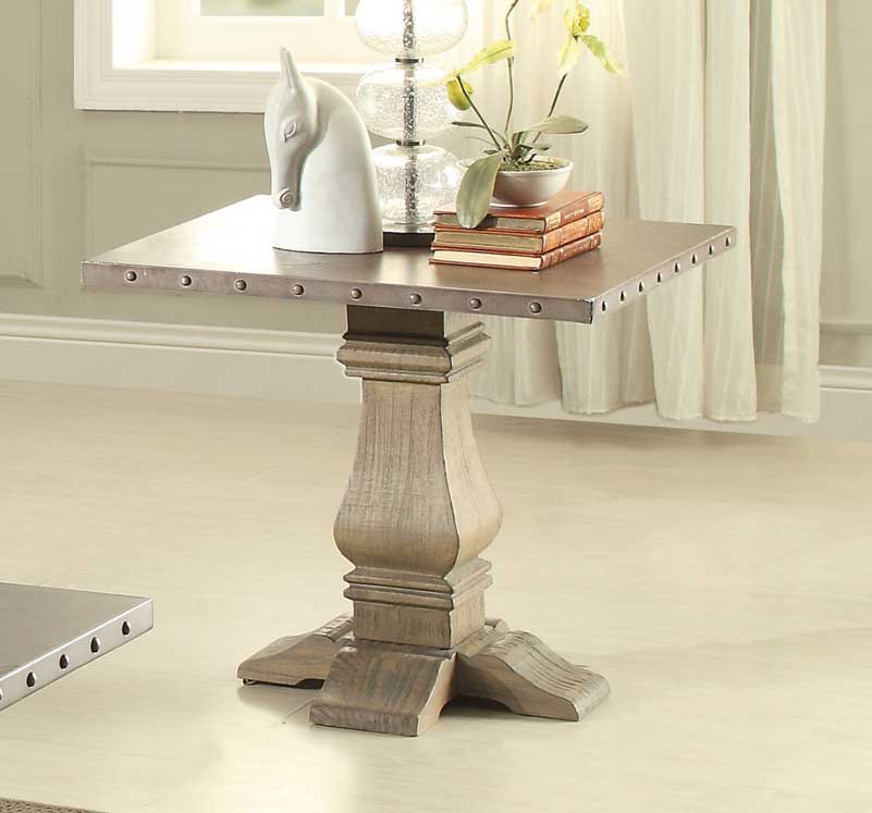 Homelegance Anna Claire End Table - Driftwood Homelegance Anna Claire End Table - Driftwood