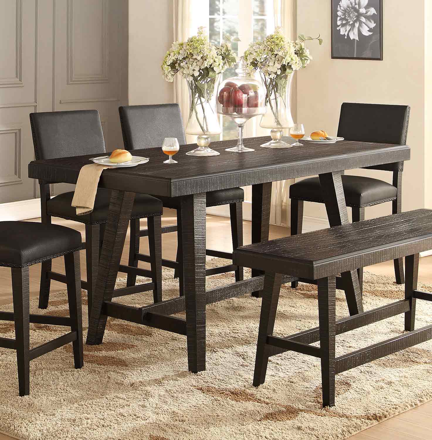 Homelegance Fenwick Counter Height Table - Dark Gray Homelegance Fenwick Counter Height Table - Dark Gray
