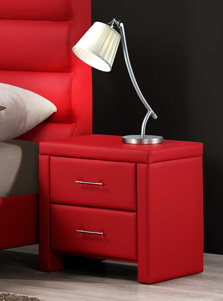 Homelegance Aven Night Stand - Red Homelegance Aven Night Stand - Red