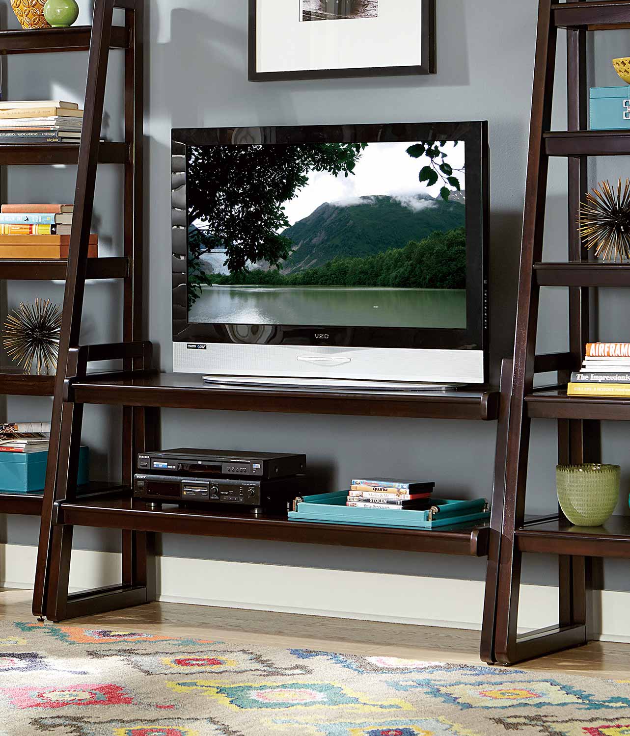 Homelegance Cora TV Stand - Rich Espresso Homelegance Cora TV Stand - Rich Espresso