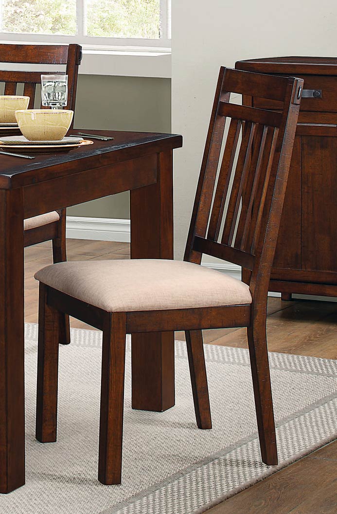 Homelegance Santos Side Chair - Natural Brown Homelegance Santos Side Chair - Natural Brown