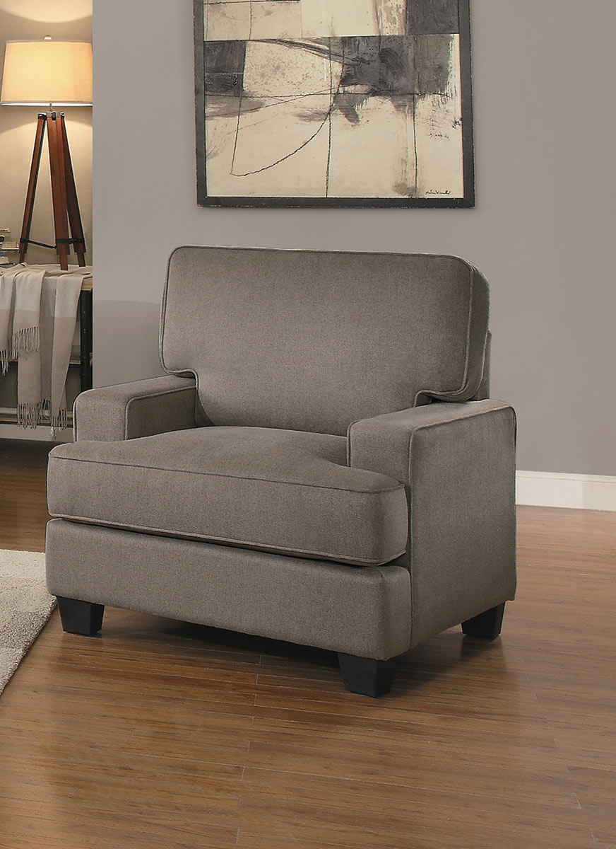 Homelegance Kenner Chair - Brown Fabric
