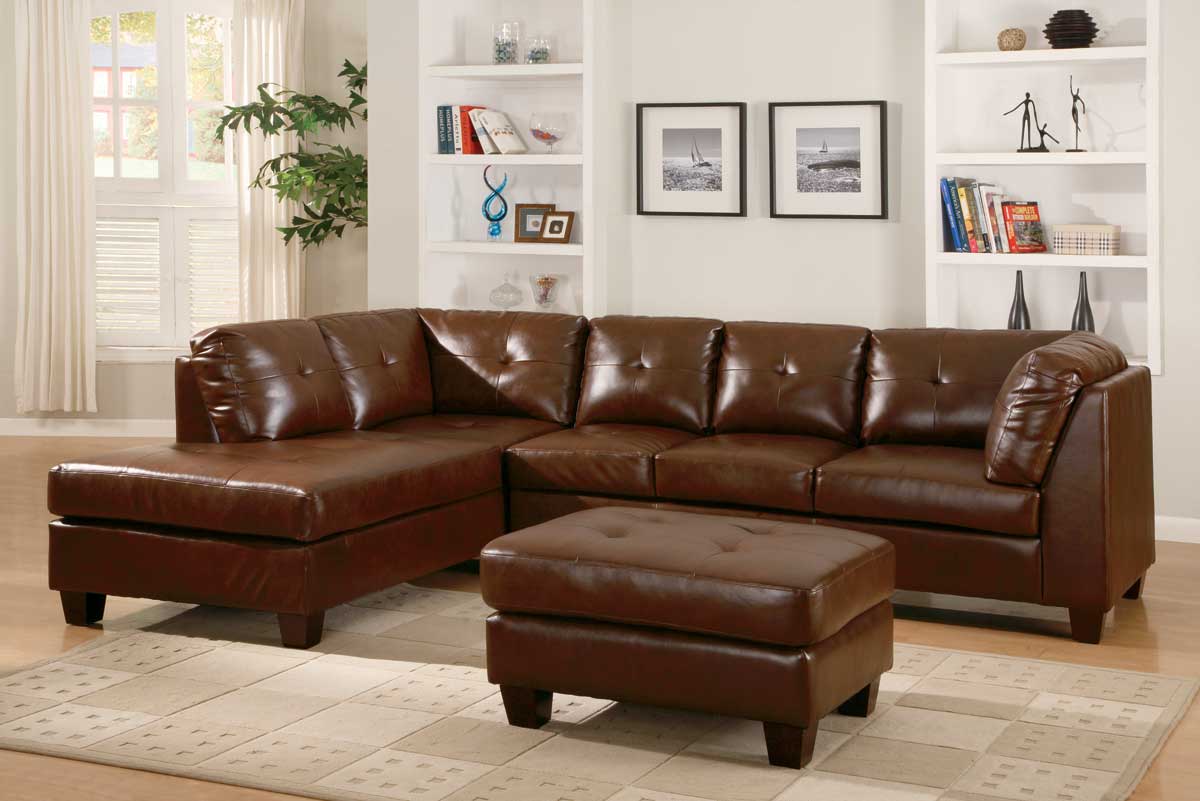 Homelegance Morgan Sectional Brown Homelegance Morgan Sectional Brown