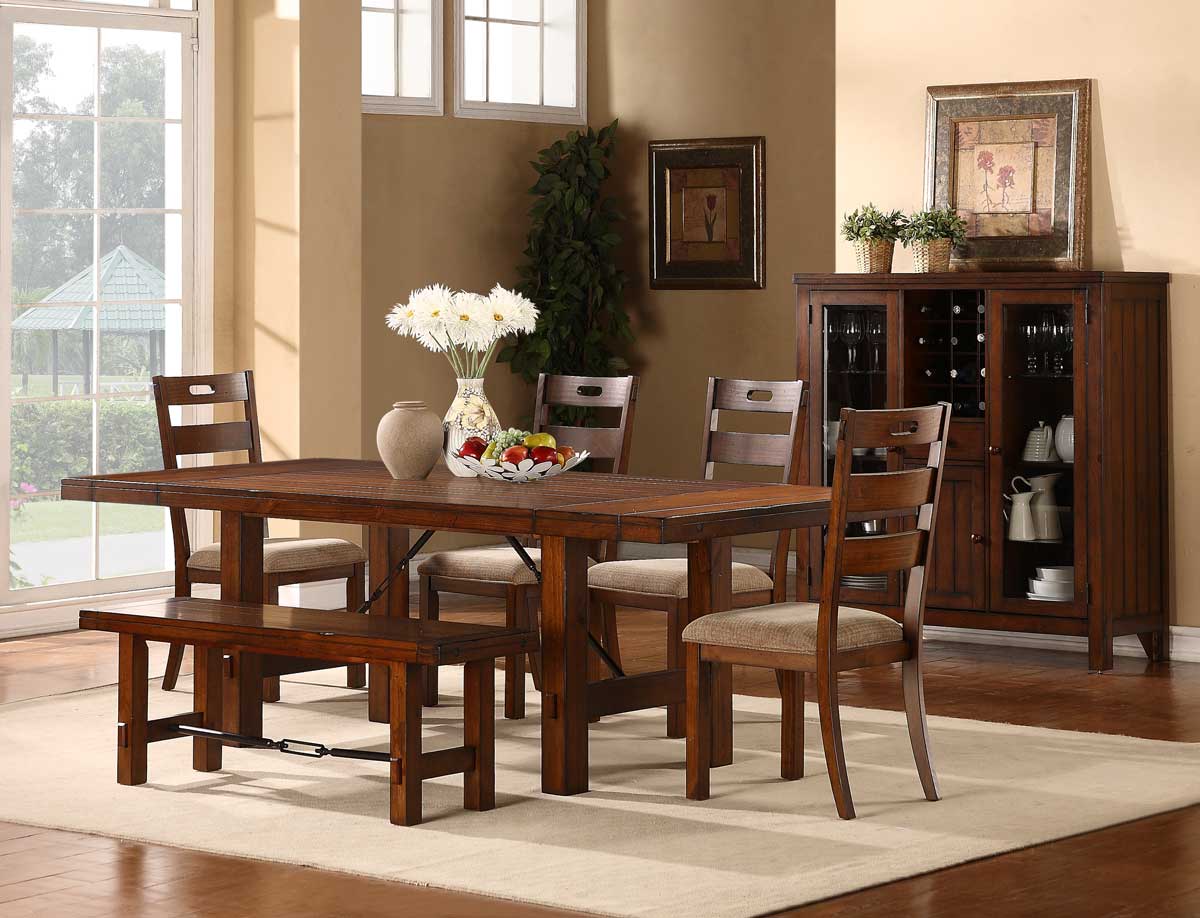 Homelegance Clayton Dining Set - Dark Oak Homelegance Clayton Dining Set - Dark Oak