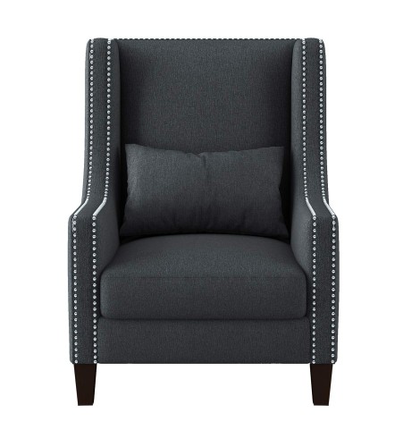 Keller Accent Chair - Dark gray