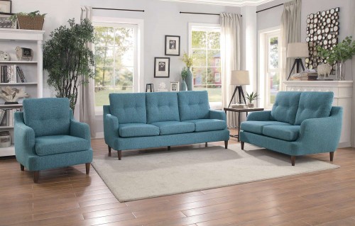 Cagle Sofa Set - Blue