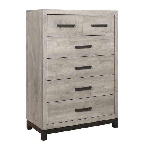 Zephyr Chest - Two-tone : Light Gray And Gray