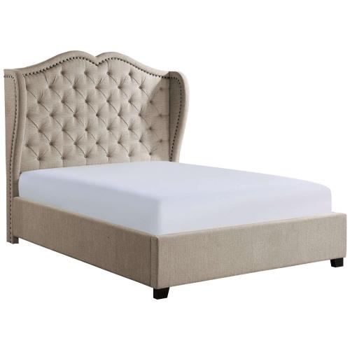 Waterlyn Tufted Bed - Neutral Toned
