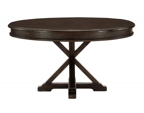 Cardano Round Dining Table - Driftwood Charcoal