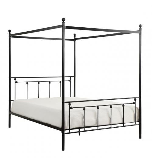 Chelone Canopy Platform Bed - Black