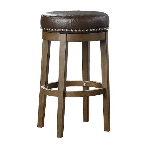Westby Swivel Pub Height Stool - Brown - Brown
