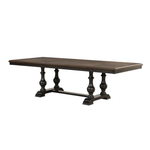 Stonington Dining Table - Brown/Charcoal