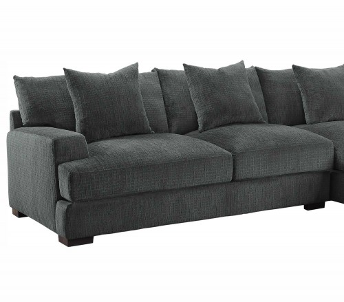 Homelegance Worchester Left Side 2-Seater - Dark gray