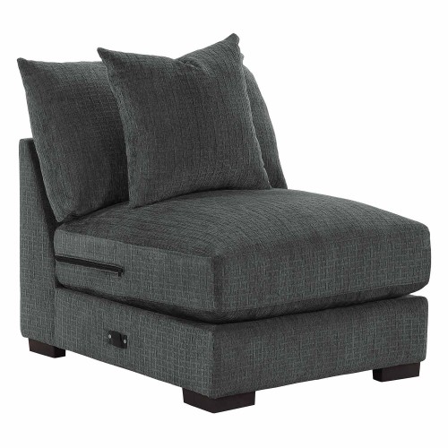 Worchester Armless Chair - Dark gray