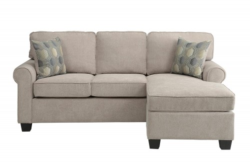 Clumber Reversible Sofa Chaise Sectional - Sand