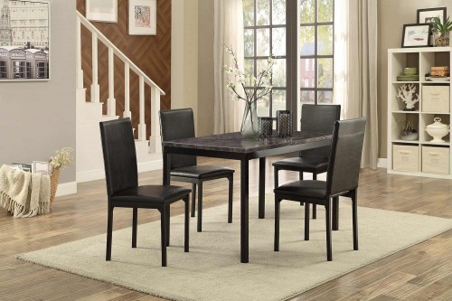 Tempe Dining Set - Faux Marble Top