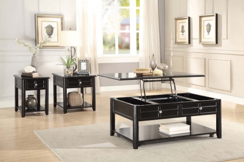 Homelegance Carrier Tail Coffee, Carrier 50 Wide Espresso Lift Top Storage Coffee Table