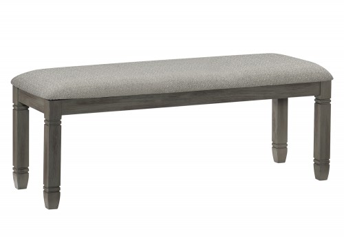 Granby Bench - Antique Gray and Coffee
