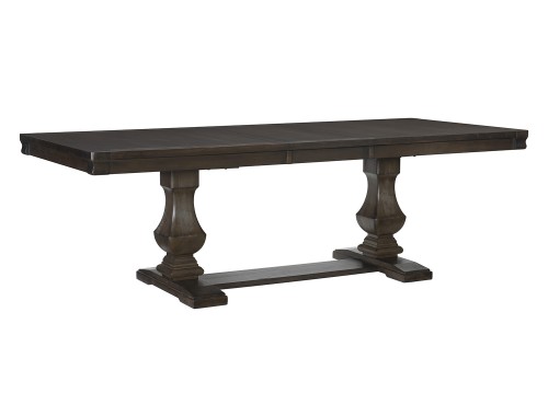 Southlake Dining Table - Wire-brushed Rustic Brown