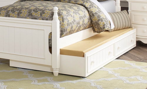 Clementine Twin Trundle - White